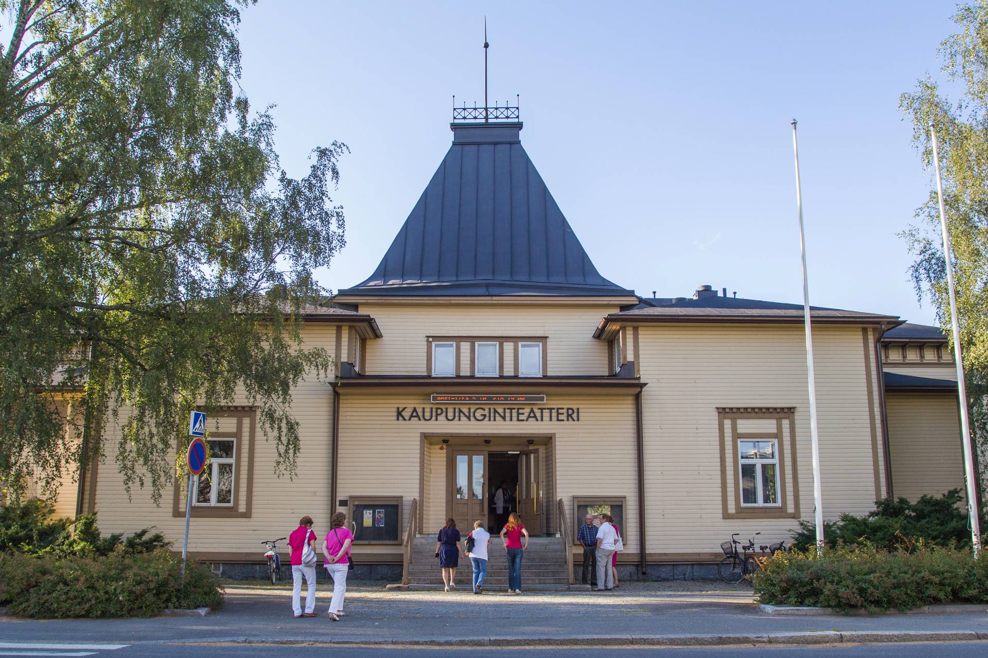 Valkeakoski city theatre.