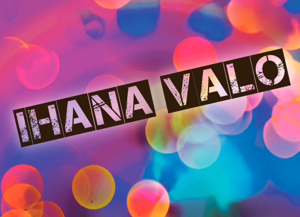Ihana valo nuorisotapahtuman logo.