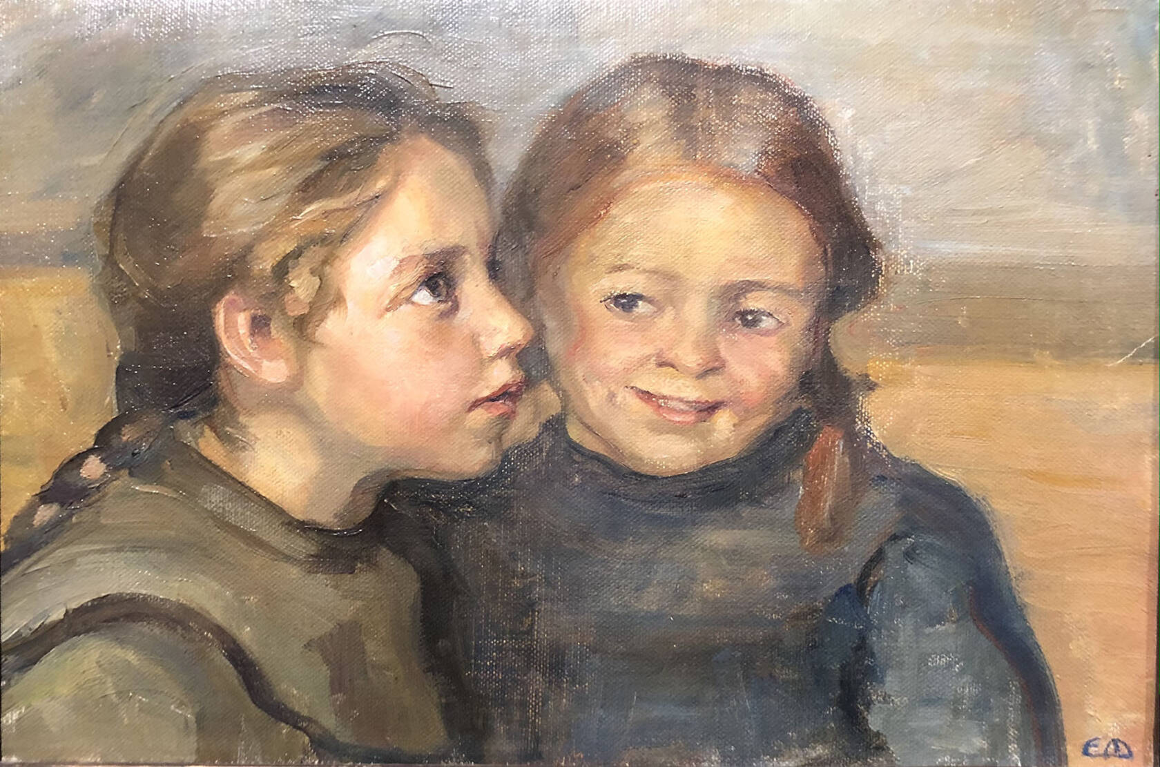 Ebba Masalin tytöt maalaus