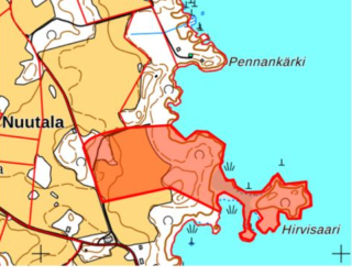 Sijaintikartta, Nuutalan ranta-asemakaava