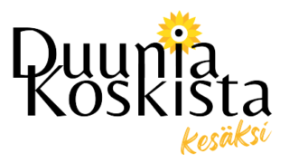 Duunia Koskista kesäksi logo