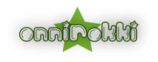 Onnirokki-tapahtuman logo, tähti taustalla.