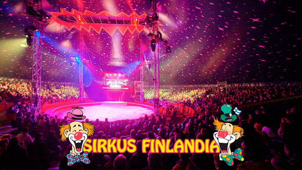 Sirkus Finlandia sisältä teltasta.