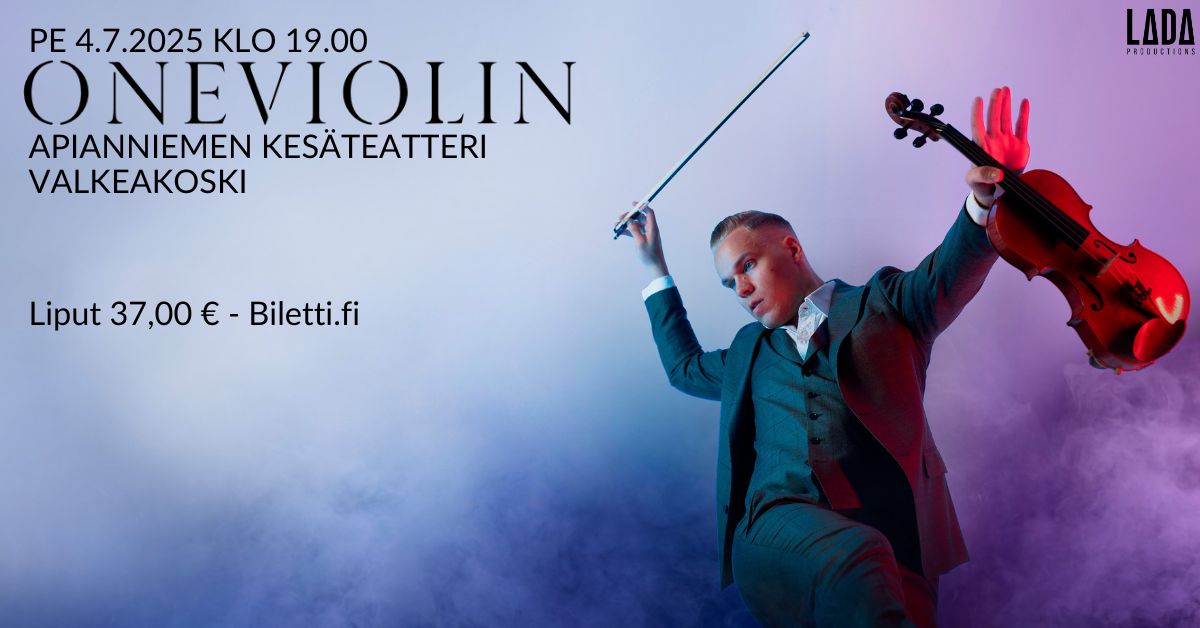 Vaasalaislähtöinen viulisti ONEVIOLIN, oikealta nimeltään Pekka Niemi.
