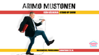 Arimo Mustosen stand up show -juliste.