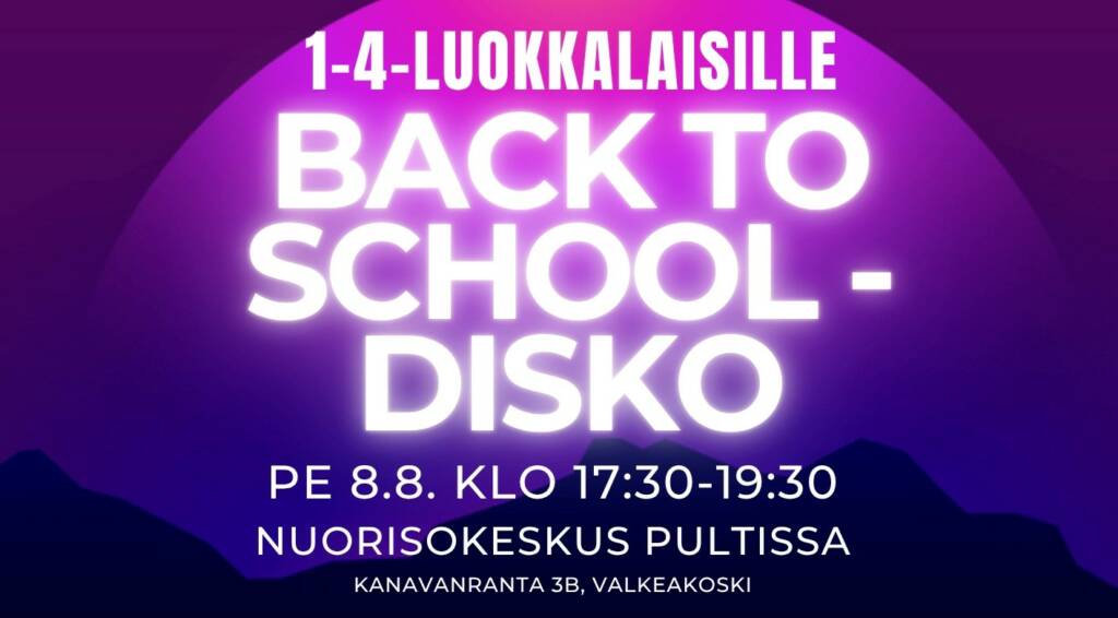 Back to school.