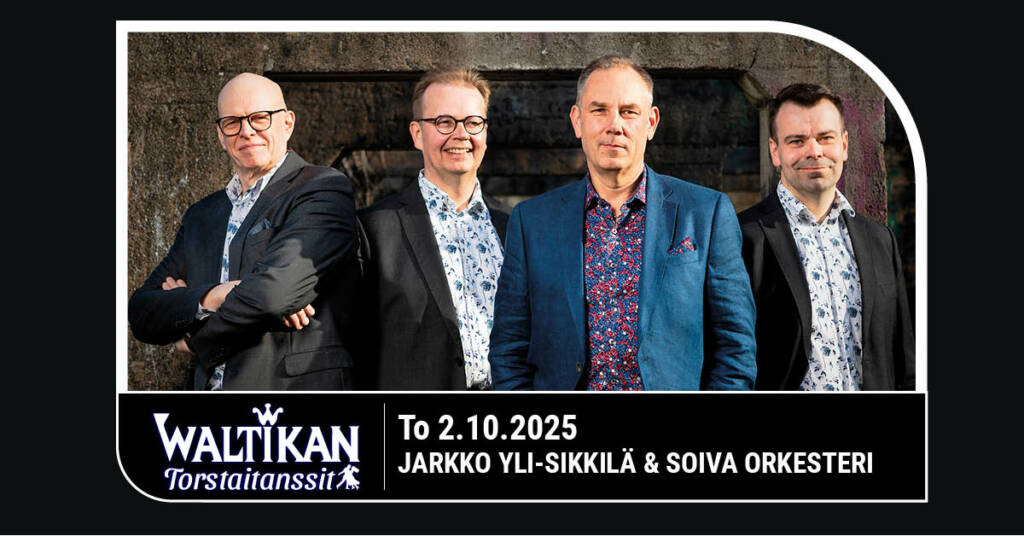 Tanssiorkesteri Jarkko Yli-Sikkilä ja soiva orkesteri.