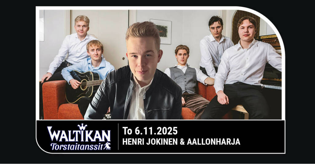 Tanssiorkesteri Henri Jokinen ja aallonharja.