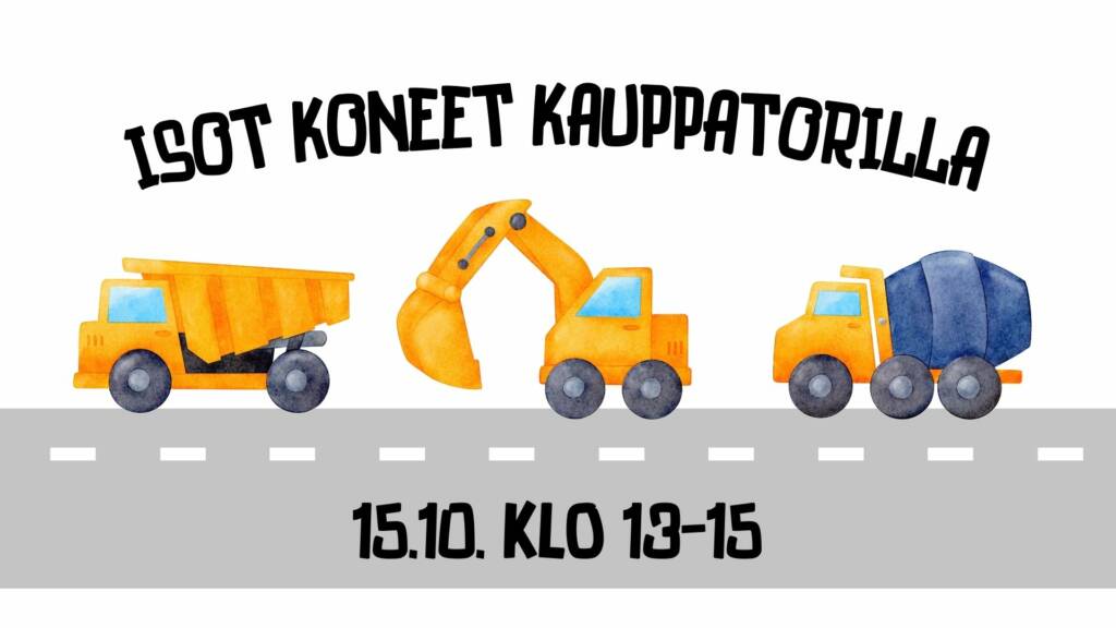 Piirrettyjä katukoneita.
