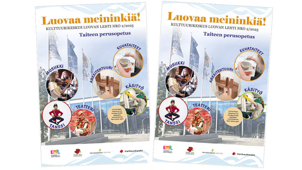 Luovaa meininkiä -lehden kansikuvia.