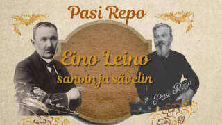 Pasi Repo ja Eino Leino.