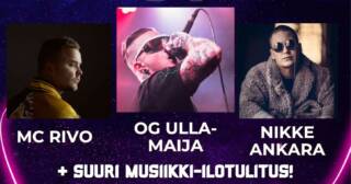 MC Rivo, Nikke Ankara ja OG Ulla-Maija.