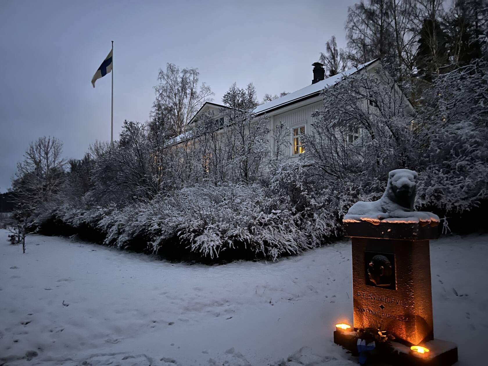 Svinhufvudin muistomerkki.