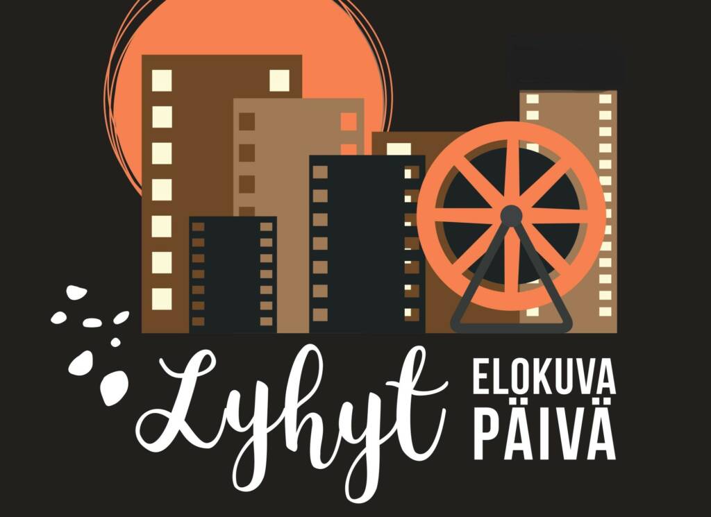 Graafisessa kuvassa filmirullia ja -kela sekä teksti Lyhyt Elokuva päivä.