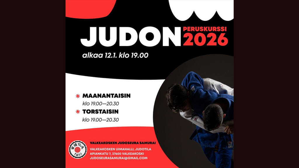 Judon peruskurssin mainoskuva.