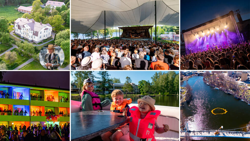 Kuvakollaasi Valkeakosken tapahtumista.