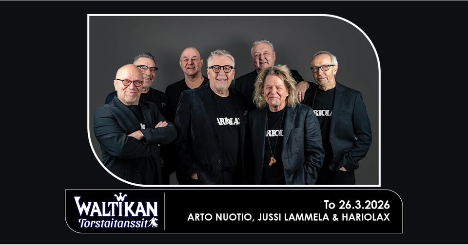 Tanssiyhtye Arto Nuotio, Jussi Lammela & Hariolax.