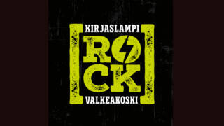Kirjaslampi rock logo.