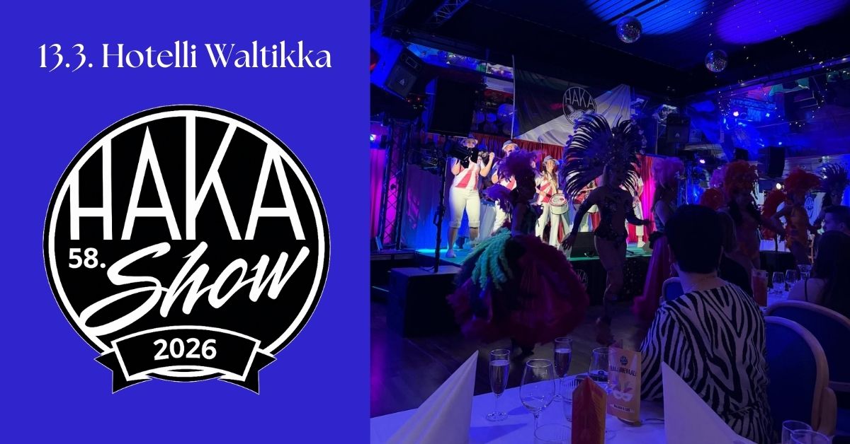 Haka-Show:n mainos.