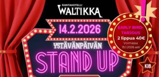Ystävänpäivän Stand Up:in mainos.
