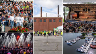 Kuvakollaasi vuoden 2025 tapahtumista.