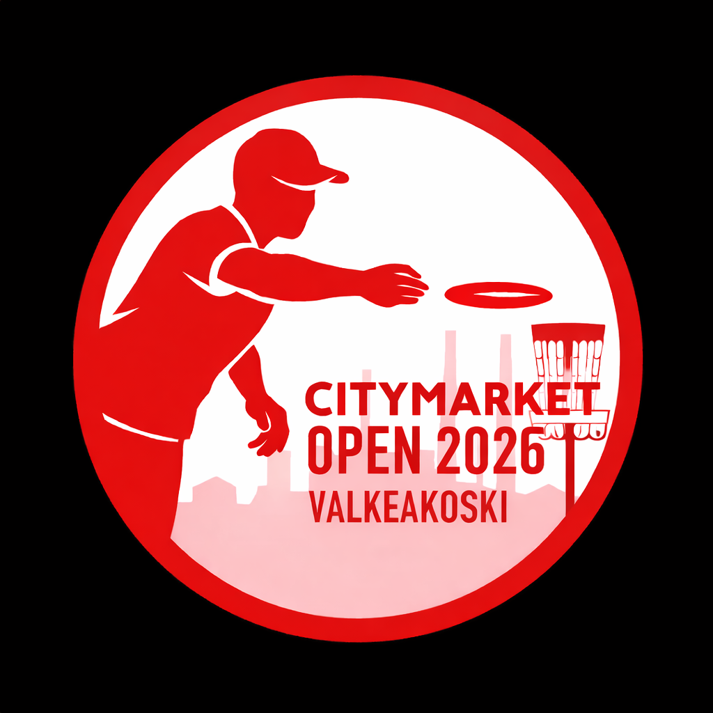 Valkeakoski Disc Golf Citymarket Open 2026 -kisalogo.
