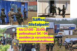 SäRes-Centerin tiistaipelien mainos.