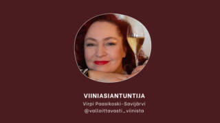 Viiniasiantuntija Virpi Paasikoski.