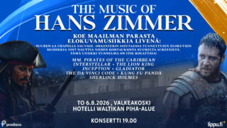 The Music of Hans Zimmer -konsertin mainos.
