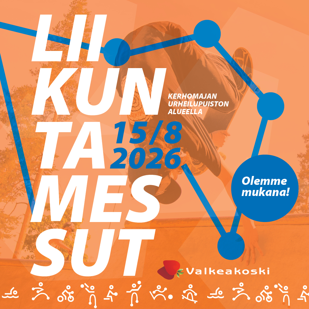 Liikuntamessujen 2026 mainoskuva