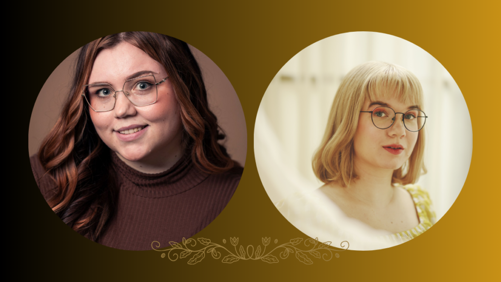 Kirjailijat Ulla Onerva ja S.K. Rostedt