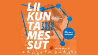 Liikuntamessujen 2026 mainoskuva.