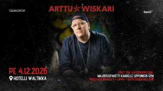 Laulaja Arttu Wiskarin mainos.