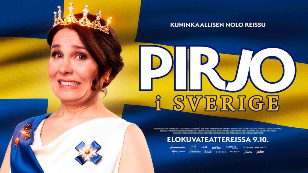 Pirjo i Sverige -elokuvan mainoskuva.