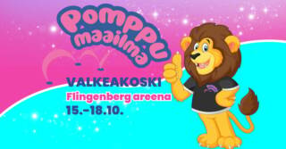 Pomppumaailman mainos.
