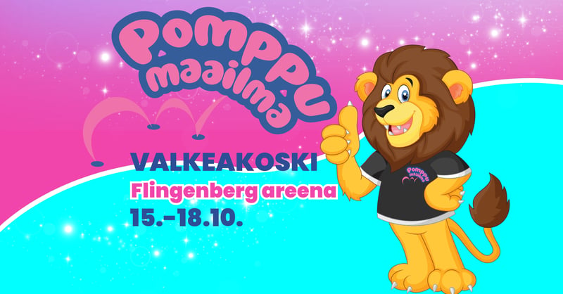 Pomppumaailman mainos.