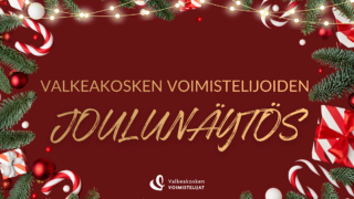 Valkeakosken Voimistelijoiden joulunäytös.