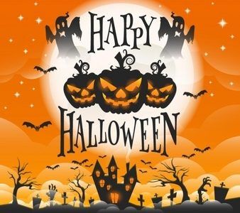 Halloween uintidiskon mainos.